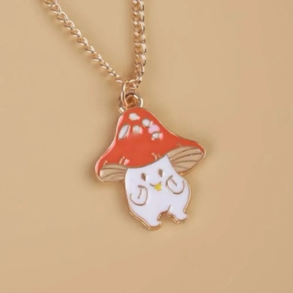 Happy Mushroom necklace  